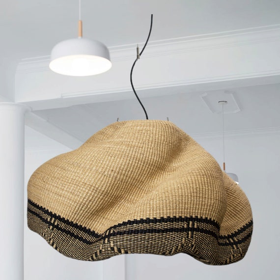 Lampshade, Woven Lampshade basket,Rattan light shade basket,Light pendant basket
