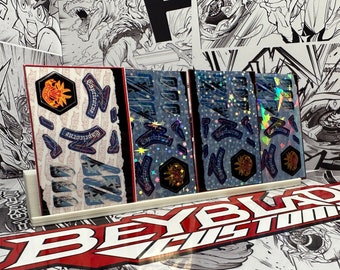 Beyblade Metal Grand Capricorn Sticker Sheet Original / Holo