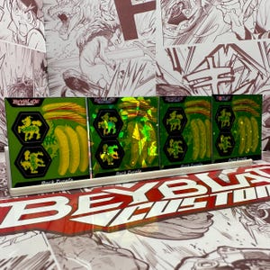 Beyblade Metal Rock Zurafa Sticker Sheet Original / Holo