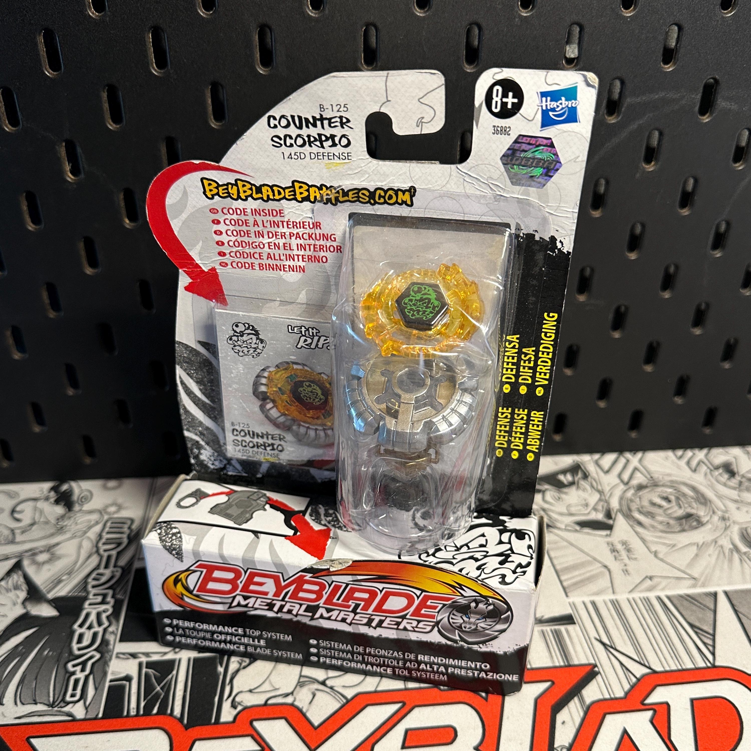Beyblade Metal Masters Counter Scorpio 145D OVP Hasbro