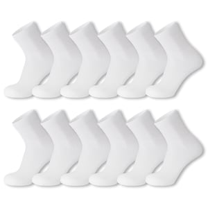 12 Pairs of Diabetic Quarter Length Athletic Neuropathy Ankle Socks