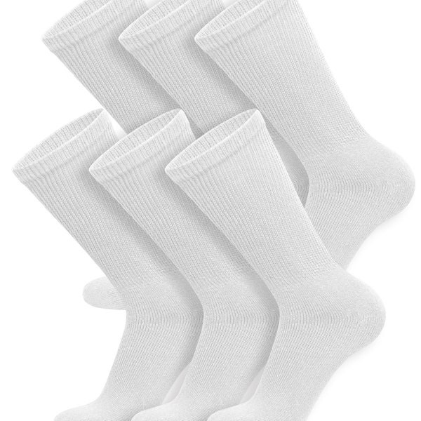 6 paires de chaussettes pour neuropathie diabétique en coton