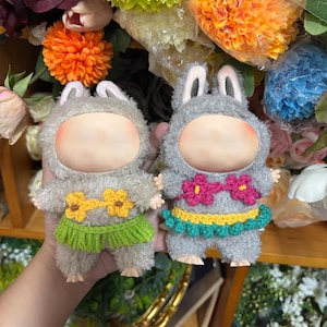 Ubranka dla lalek Lobubu Bikini, ręcznie robione ubranka dla lalek Lobubu Kawaii, urocze stroje – pasujące do lalek o wymiarach 15/17 cm, akcesoria Lobubu, TYLKO UBRANIA