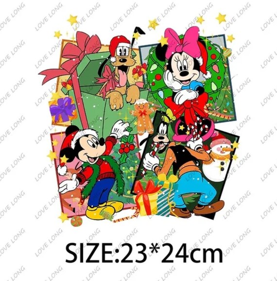 Fa. MICKEY & Friends Disney sticker Transfer iron… - image 1