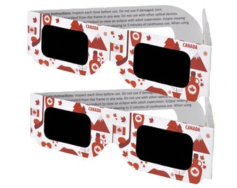 ISO Certified Eclipse Viewing Glasses - 2 Pack