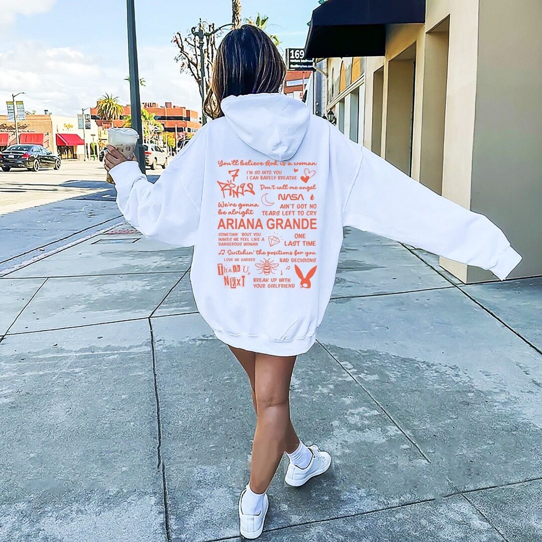 Ariana Grande Hoodie Ariana Grande Sweatshirt Ariana Grande Etsy