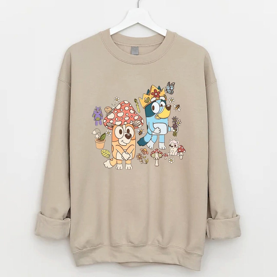 Bluey Sweatshirt & Shorts Set Für Mädchen - Offizielles Merchandise Mit Roller Design