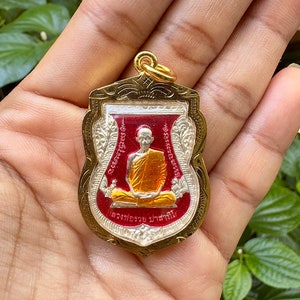 LP Ruay Monk Amulet: Wat Tako Thai Buddha Pendant