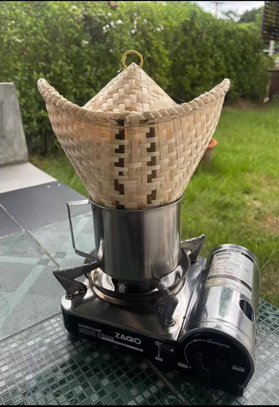 Handgemachter, thailndischer Bambus Sticky Rice Steamer Set: Traditionell  Kochen - Etsy sterreich