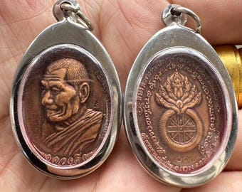 Thai Buddha Amulet Lp Maha Sila Pendant Love & Attraction Talisman protection charm