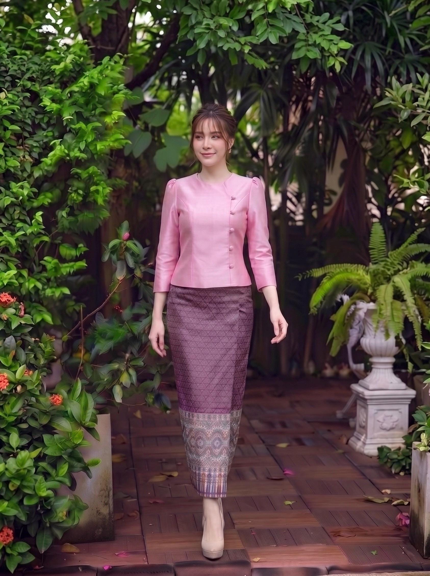 thai casual dress Women Blazer & Waistcoat:50 UK/US 517166-5WDU-TTH One Shoulder Dress Amazon Traditional dress or any occasion