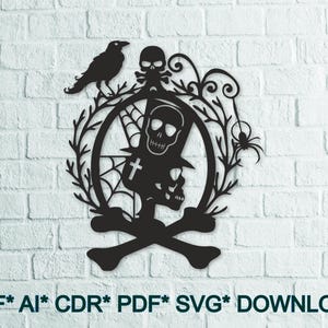 Halloween Digital Files – Halloween SVG , Halloween  DXF - Dxf Svg Pdf Ai Cdr for Laser Cut, CNC, Plasma, Waterjet , Instant Download