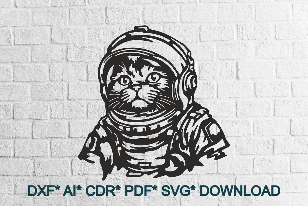 Cat SVG DXF, Animals Cut File Laser, Dxf for Plasma, Sweet Cnc Wood ...