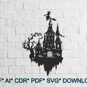 Halloween  Digital Files – Halloween SVG , Halloween  DXF - Dxf Svg Pdf Ai Cdr for Laser Cut, CNC, Plasma, Waterjet , Instant Download