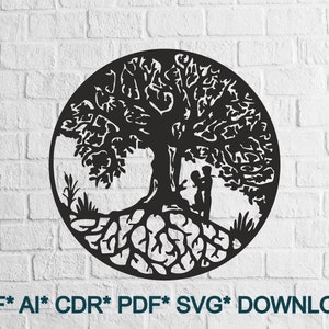 Leafs SVG cut file, cricut, dxf files for plasma, wood cut files, dxf files for laser, files for cnc, Laser Cutting, wall decor