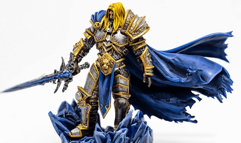 World of Warcraft STL Arthas STL Arthas 3D Model Arthas 3D - Etsy