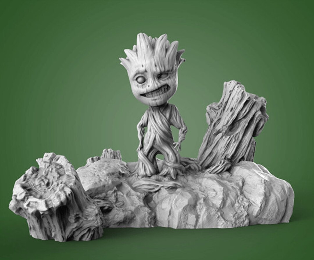 Baby Groot STL Baby Groot 3D Model Baby Groot 3D Print - Etsy