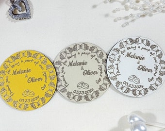 Save the Date Magnet•Magnete für Hochzeitsgäste•Persönliche Gastgeschenke•Hochzeitsmagnete•Personalisiertes Gastgeschenk• Handgefertigt