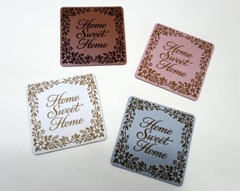Set of Coasters: Home Sweet Home