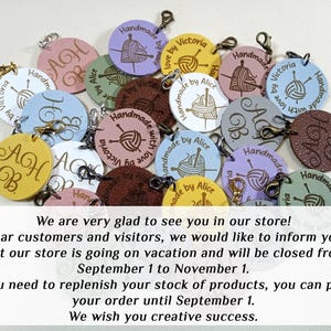 Custom Tags, Faux Leather Labels For Handmade Items, Personalized leather labels, Tags For Knitted Hats, Knitting Tags
