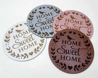 Set of Coasters: Home Sweet Home