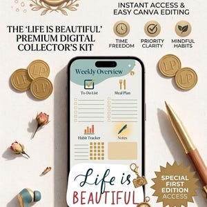 Life is Beautiful: The Premium Digital Life Planner Collector's Kit