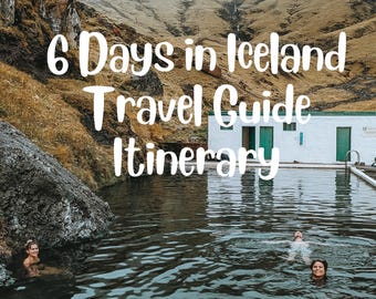 Island 6 Tage Reiseverlauf PDF - Travel Guide / Instant Download