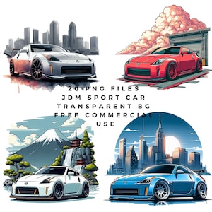 高品質なJDM車のイラスト20点（350Z）