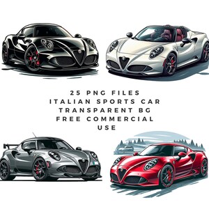 20 Itailan Little Sports Car Car Poster, Super Car, Sportscar, Wall Art, Wall Decor, Wall Poster, Digital Art, Print Poster