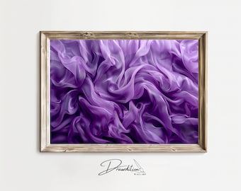 Purple Abstract Wall Art DIGITAL DOWNLOAD Purple Abstract Print Purple Art Contemporary Art Poster Lavender Abstract Artwork Fashion Decor