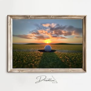Golf Wall Art DIGITAL DOWNLOAD Golf Art Golf Digital Download Golf Ball Photo Golfer Print Golfing Decor Golf Artwork Sport Wall Art