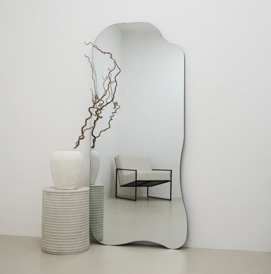 Full Length Mirror, Full Body Irregular Mirror, Asymmetrical Mirror ...
