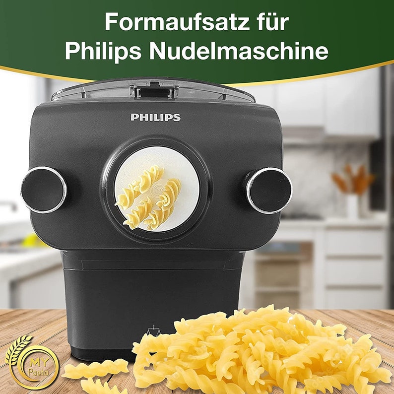 MY PASTA Fusilli Bucati Nudelform für Pastamaker geeignet für Philips Pasta Maker Avance Matrizen Pastadisc für selbstgemachte Pasta zdjęcie 3