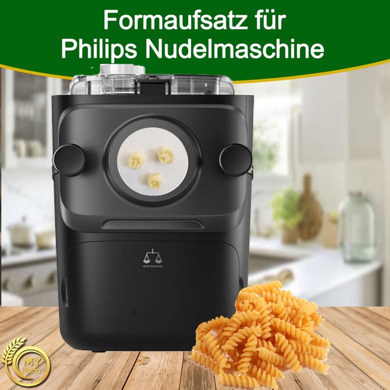 MY PASTA Fusilli Turbo Nudelform für Pastamaker geeignet für Philips Pasta Maker Avance Matrizen Pastadisc selbstgemachte Pasta zdjęcie 4