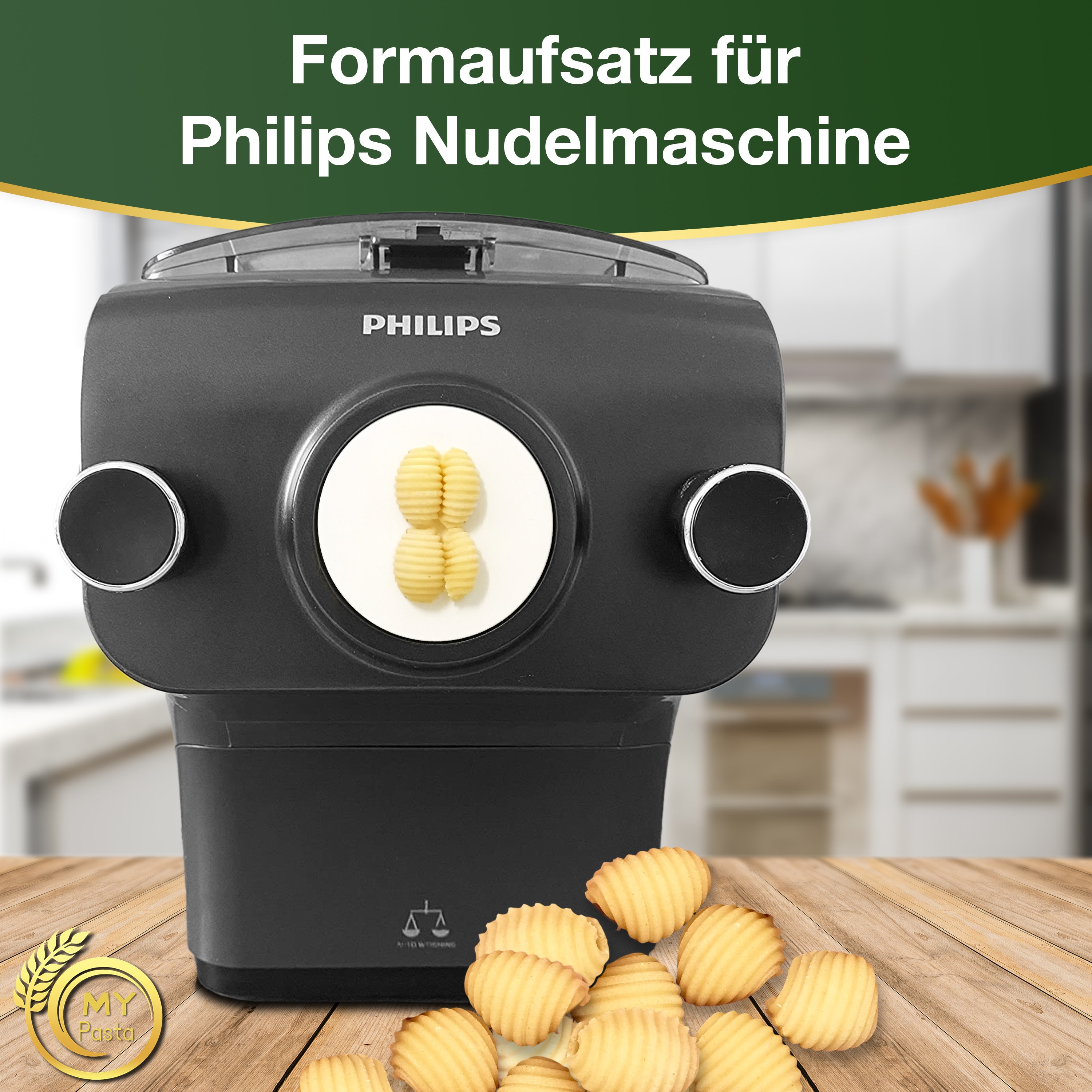 Gnocchi Sardi Nudelform Für Philips Pastamaker – Aufsatz Für Hausgemachte Pasta, Spülmaschinengeeignet