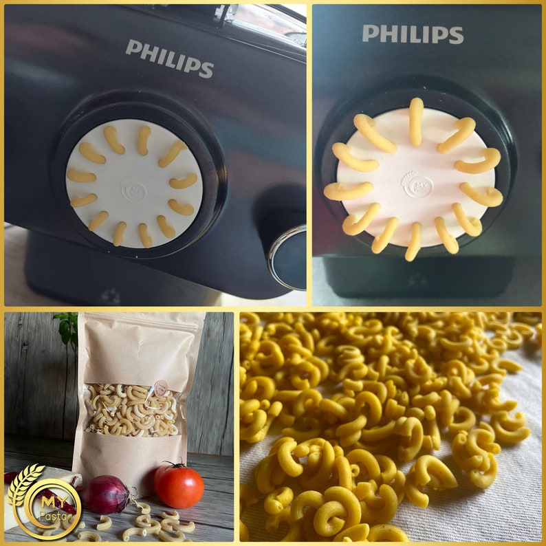 MY Pasta Disque Fusilli Rotini | Compatible Machine Philips | Pour Pâtes Maison
