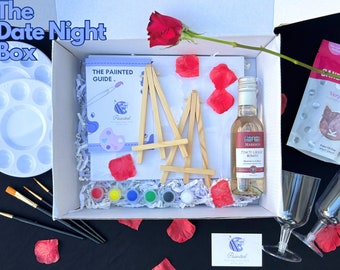 Sip and paint at home box - Date night box