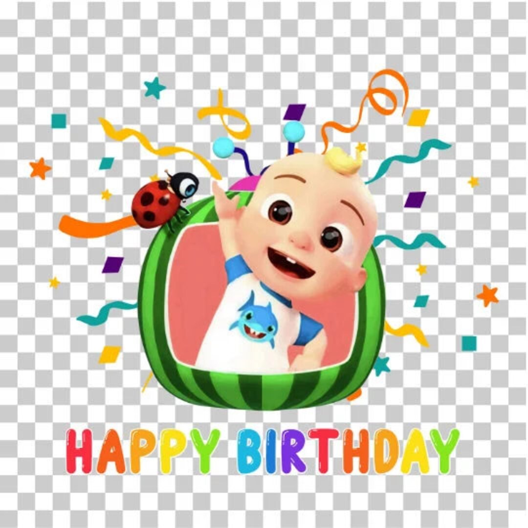 Coco Melon Birthday Png Bundle, Cocmelon Png, Cocmelon Birthday, Jj