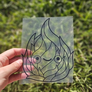 Calcifer Howls Moving Castle Vinyl Decal
