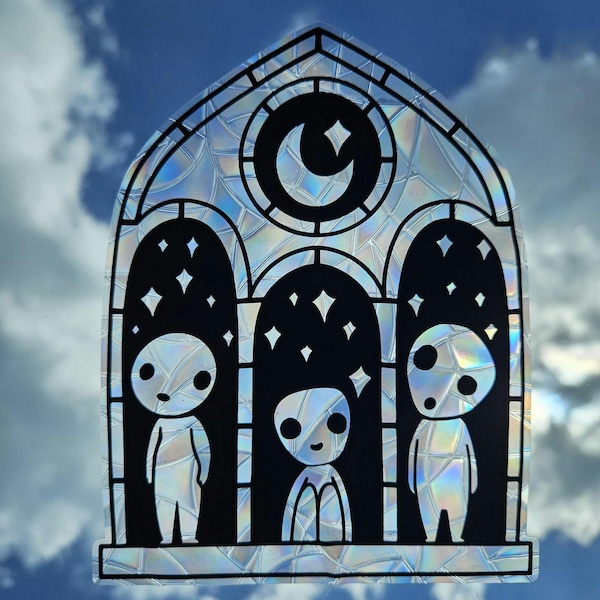 Forest spirit Studio Ghibli Suncatcher Window Cling Decal