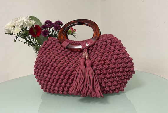 ★TOUT Y EST★ TSW Wavy Crochet Bag Pink SWBGCC001PN Designer fashion, Seoul-fully created | W Concept