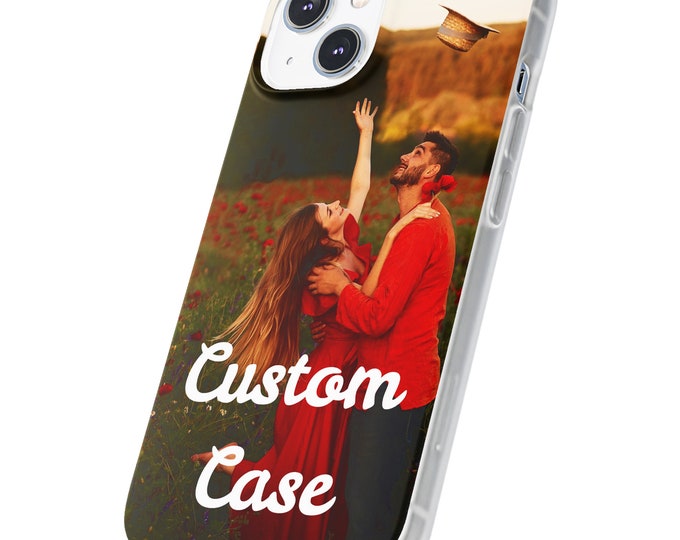 Personalized Custom Picture Photo Image Case Cover For Apple iPhone 15 Pro / 14 / 14 Plus / 13 Pro Max / 12/ 11 Pro / Xs / XR / 8 Plus/ SE