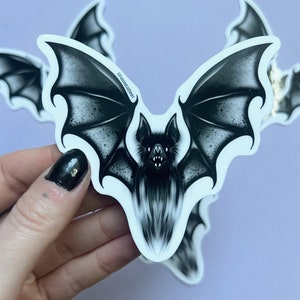Gothic Fledermaus Aufkleber | Tattoo inspirierte Gothic Aufkleber