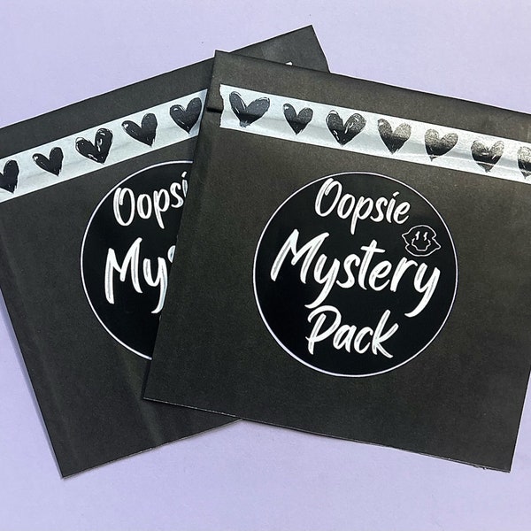 Pack d'autocollants Oopsie | pochette mystère mystère de qualité B | Sticker gothique