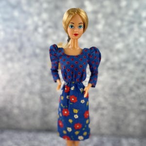 Raining Flowers Best Buy Barbie Outfit #3343: 1979 Superstar Barbie  Vintage Fashion