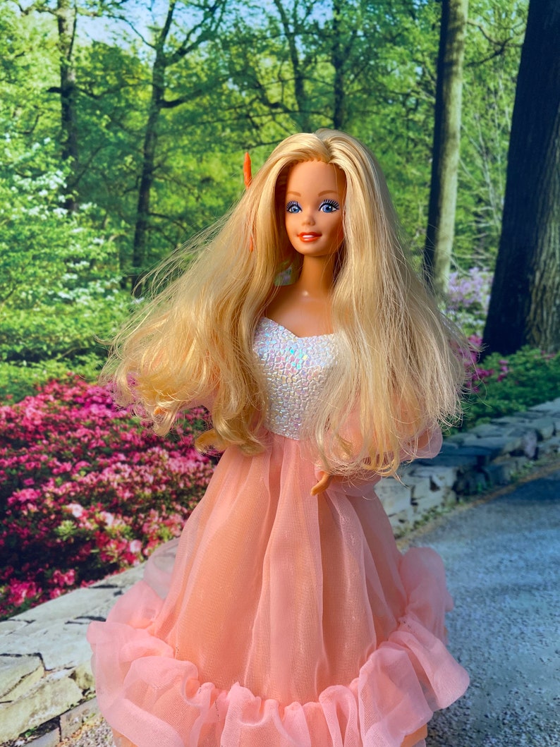 Peaches and Cream Barbie 7926 1984 Superstar Barbie Etsy