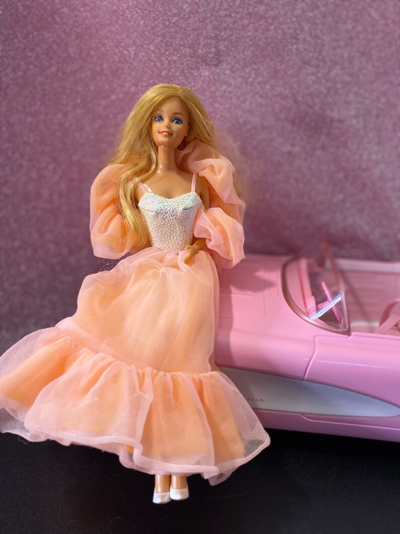 Peaches and Cream Barbie 1984 Superstar Barbie Etsy