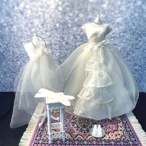 Barbie Bride's Dream Mattel #947 Wedding Gown & Veil 1963-65 Vintage As
