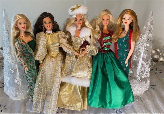 holiday barbies in order