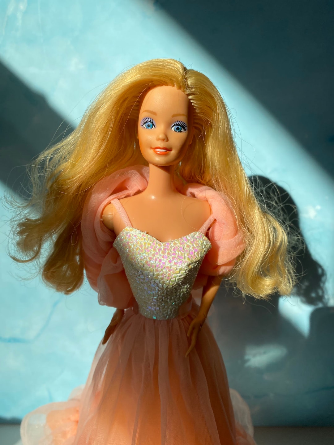 Peaches and Cream Barbie 1984 Superstar Barbie Etsy